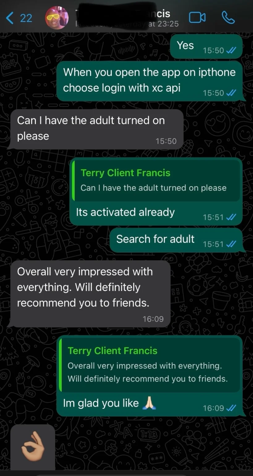 SupportIPTV 5 Star Customer Review